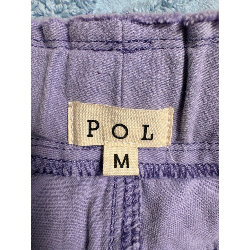 POL "Good Feels" Lavender Distressed Pants Sz Medium - Picture 2 of 6